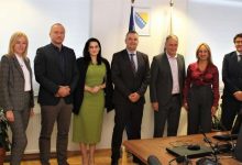 Photo of Članovi Predsjedništva VSTV-a BiH s ministrom Bunozom o provođenju izmjena i dopuna Zakona o VSTV-u