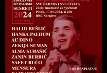Photo of Koncert „Sve behara i sve cvjeta: Zaim Imamović za vječnost“ večeras u 20 sati, u Bosanskom kulturnom centru