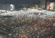Photo of MUP Srbije: Na svim lokacijama u Beogradu bilo oko 107.000 sudionika prosvjeda